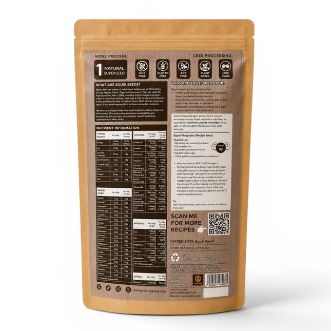 02 - Dry Roasted High Protein Egusi Seeds 500g