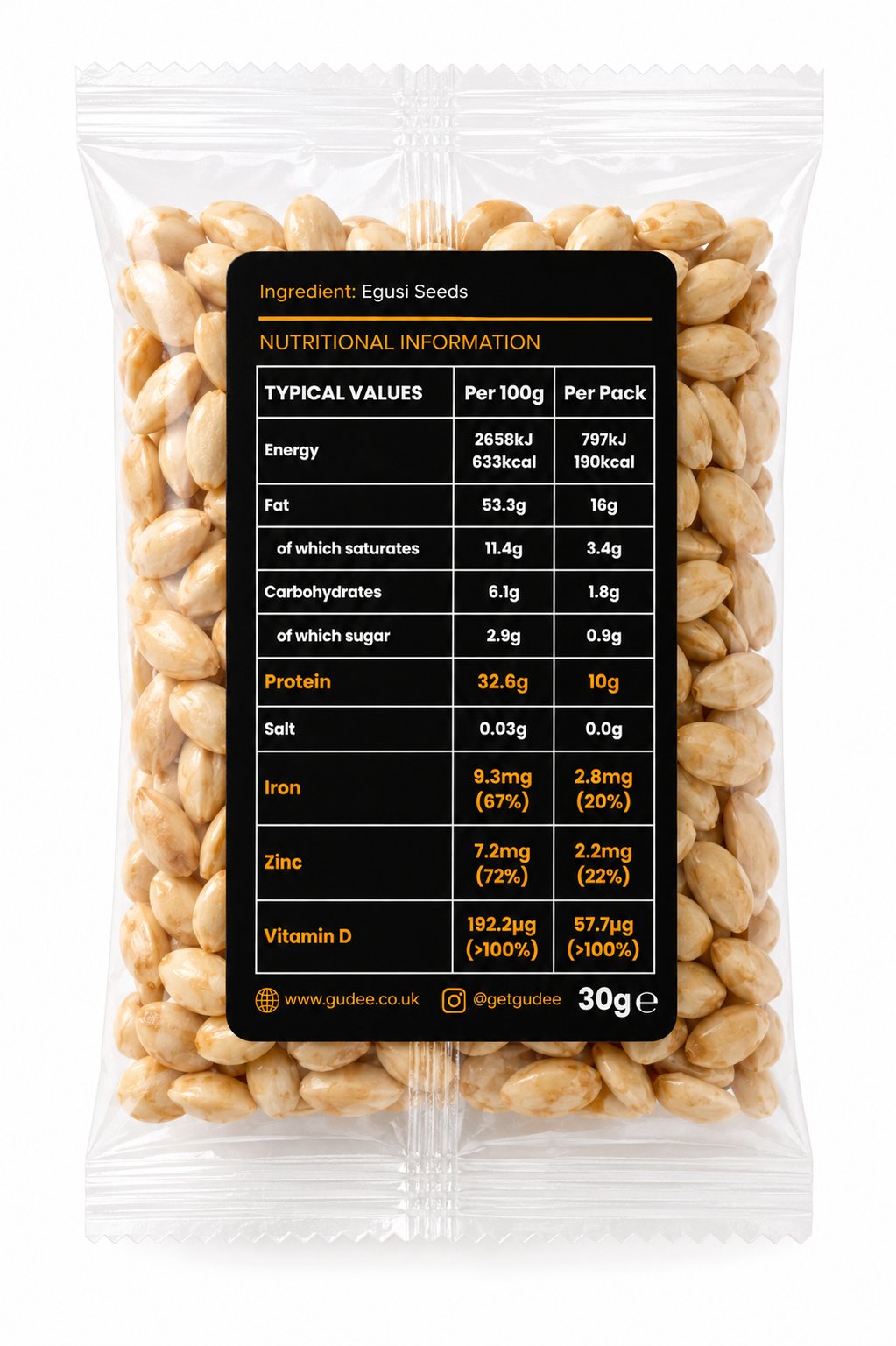 01 - Protein 10: 12 x 30g Grab-and-Go Protein Packs