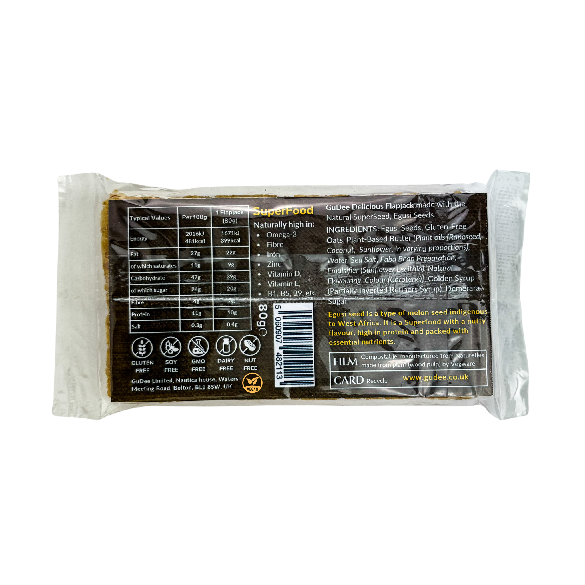 06 - High-Protein Egusi Vegan Flapjack