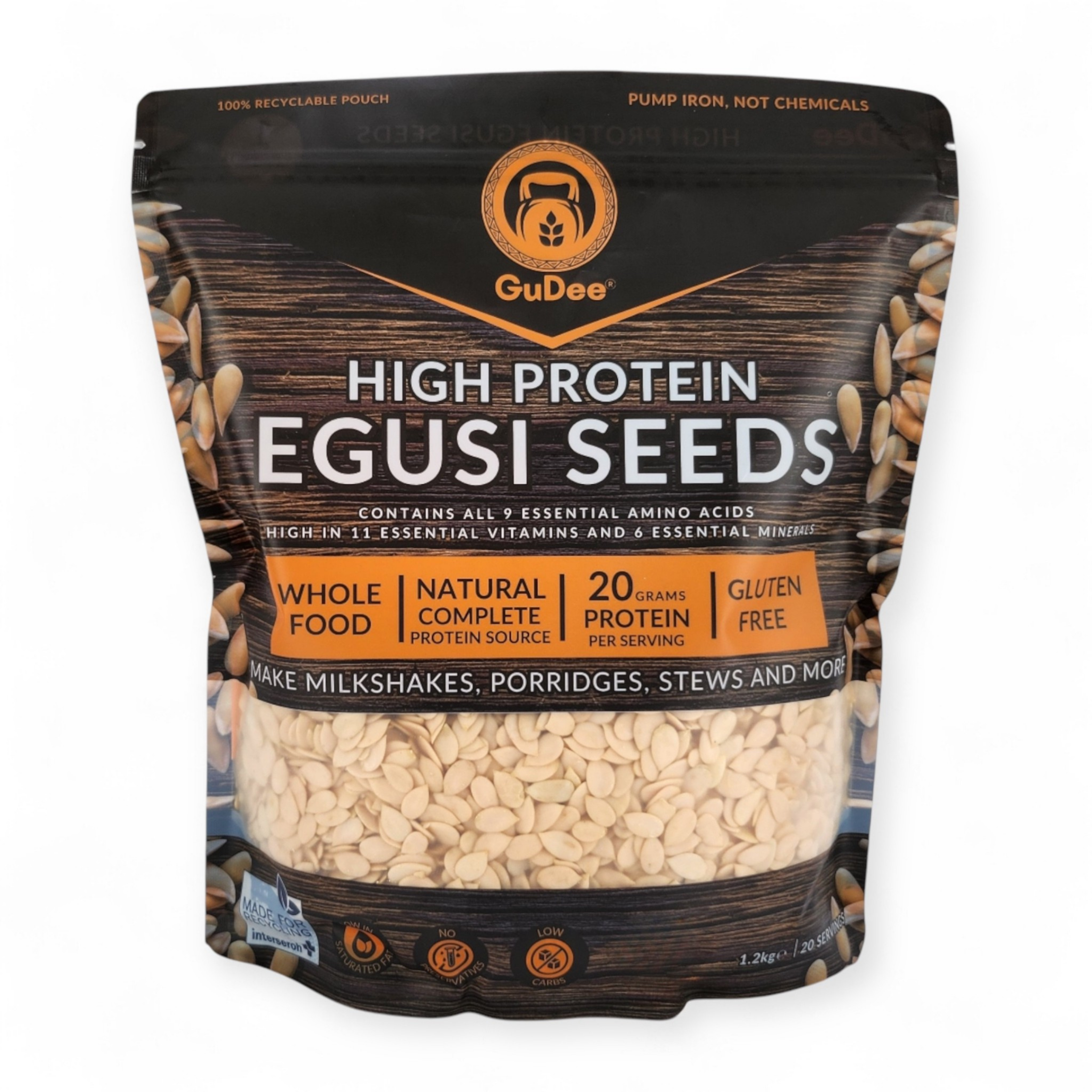 03 - High-Protein Whole Egusi Seeds 600g
