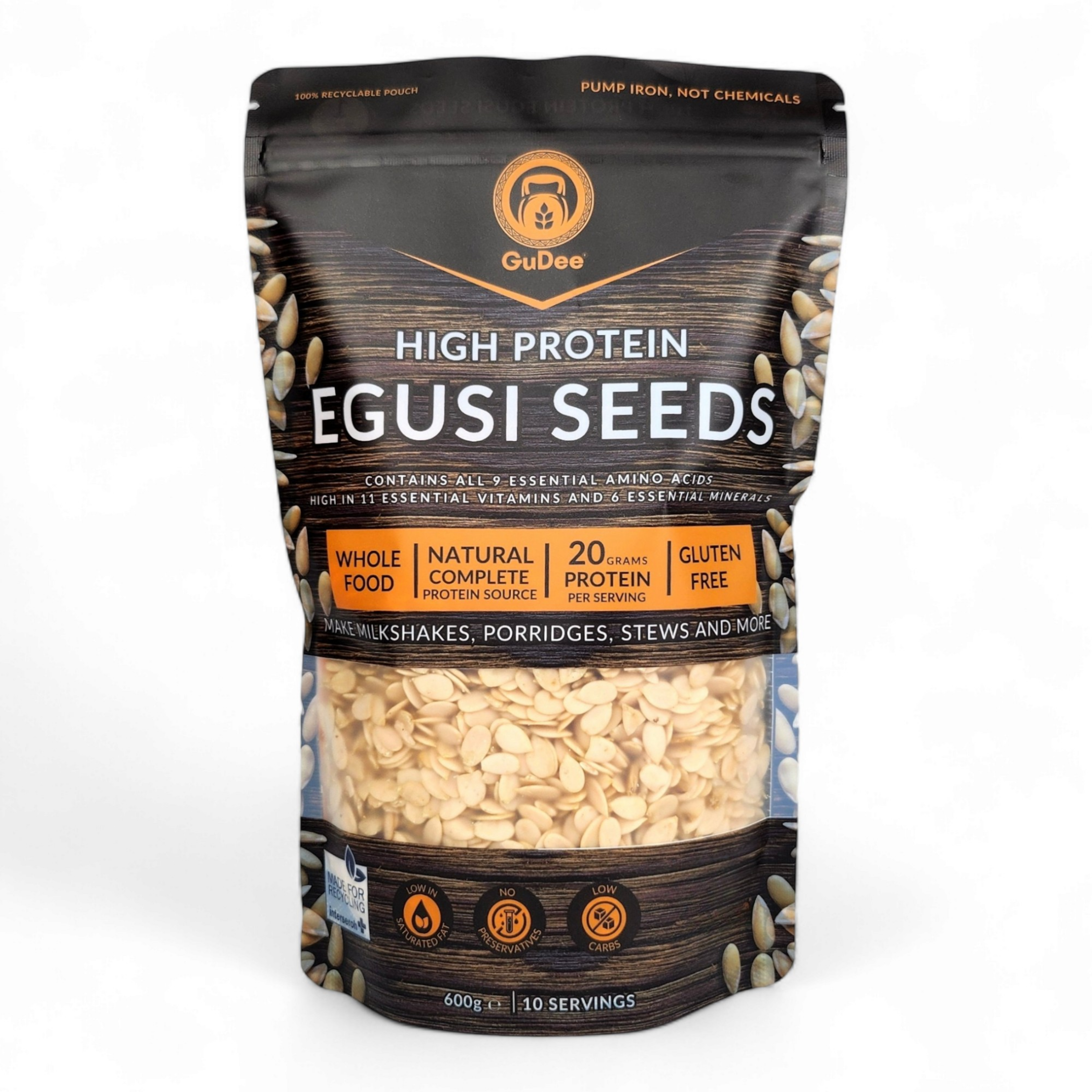 03 - High-Protein Whole Egusi Seeds 600g