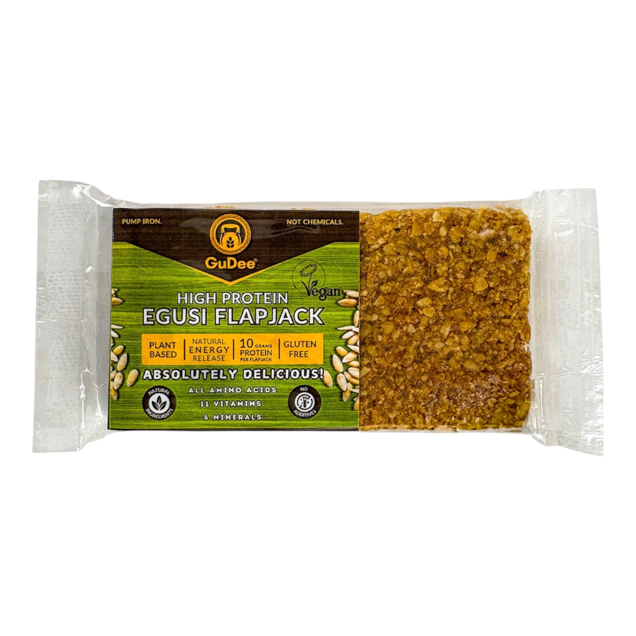 High-Protein Egusi Vegan Flapjack