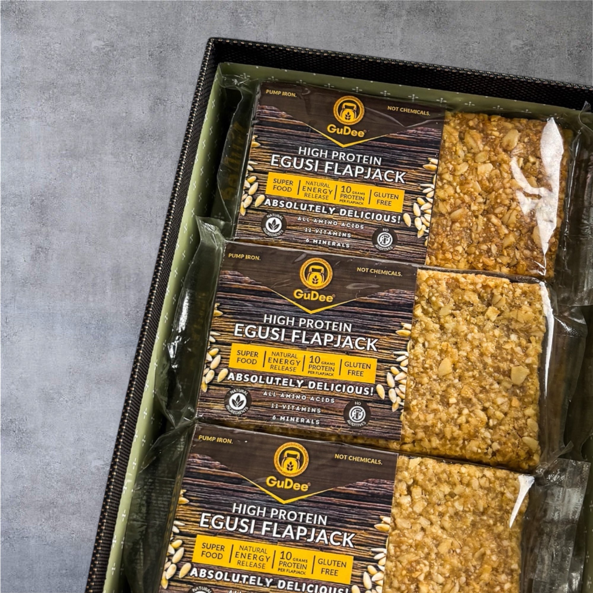 High-Protein Egusi Energy Flapjacks