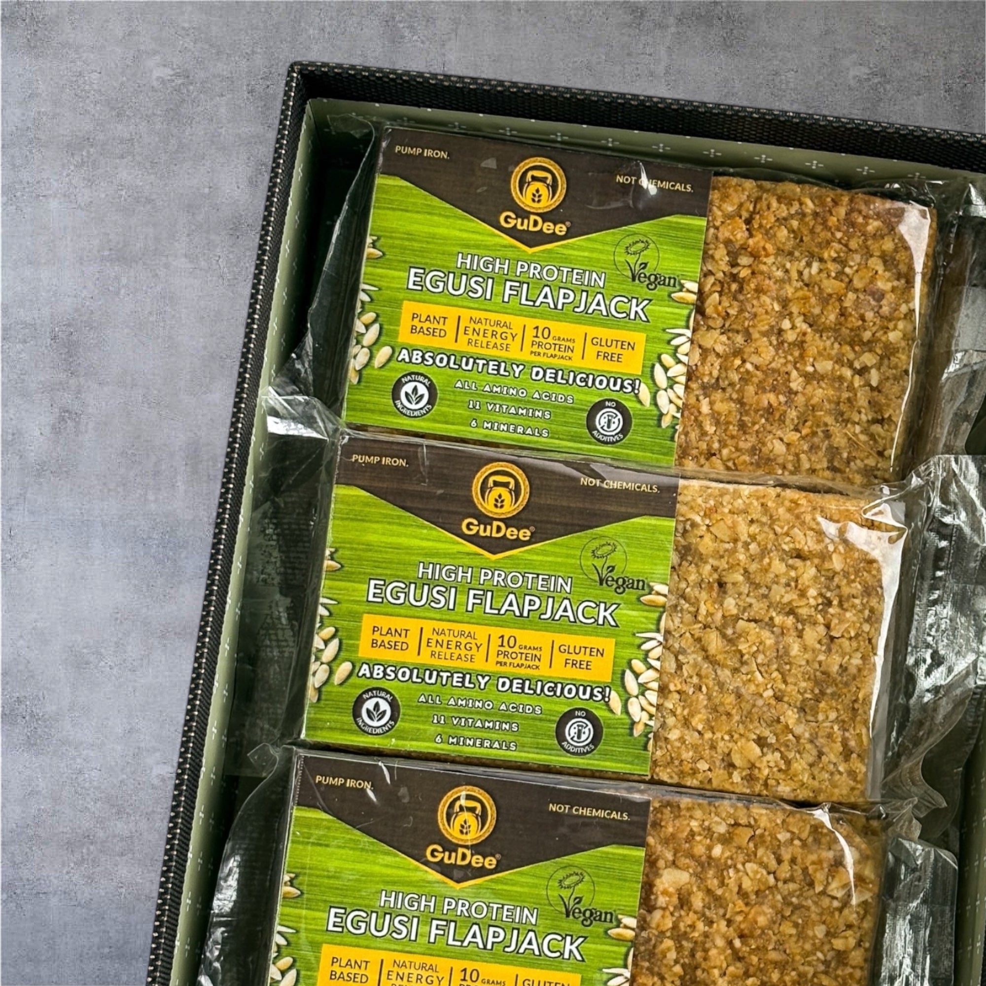 High-Protein Egusi Energy Flapjacks