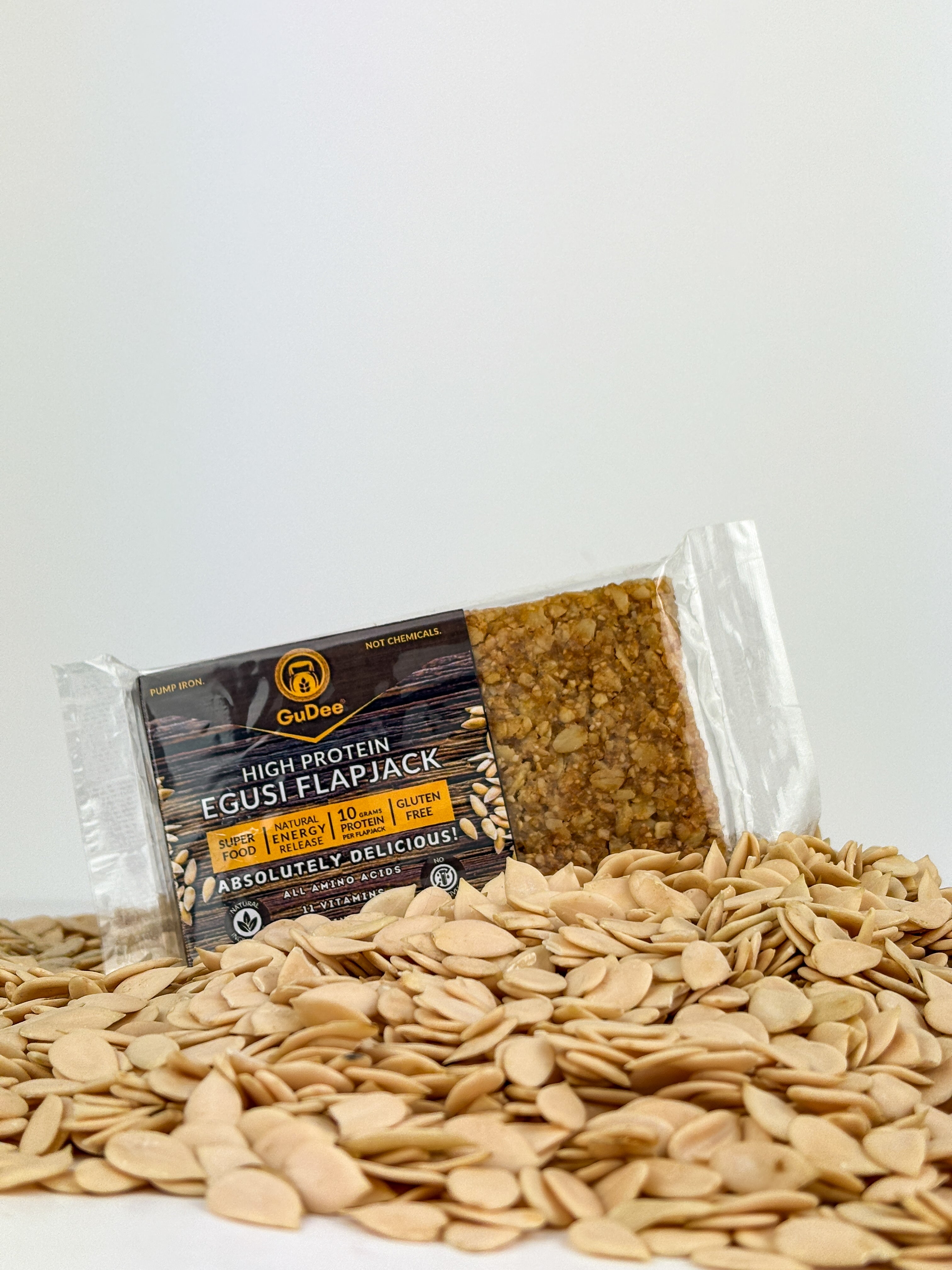 High-Protein Egusi Energy Flapjacks