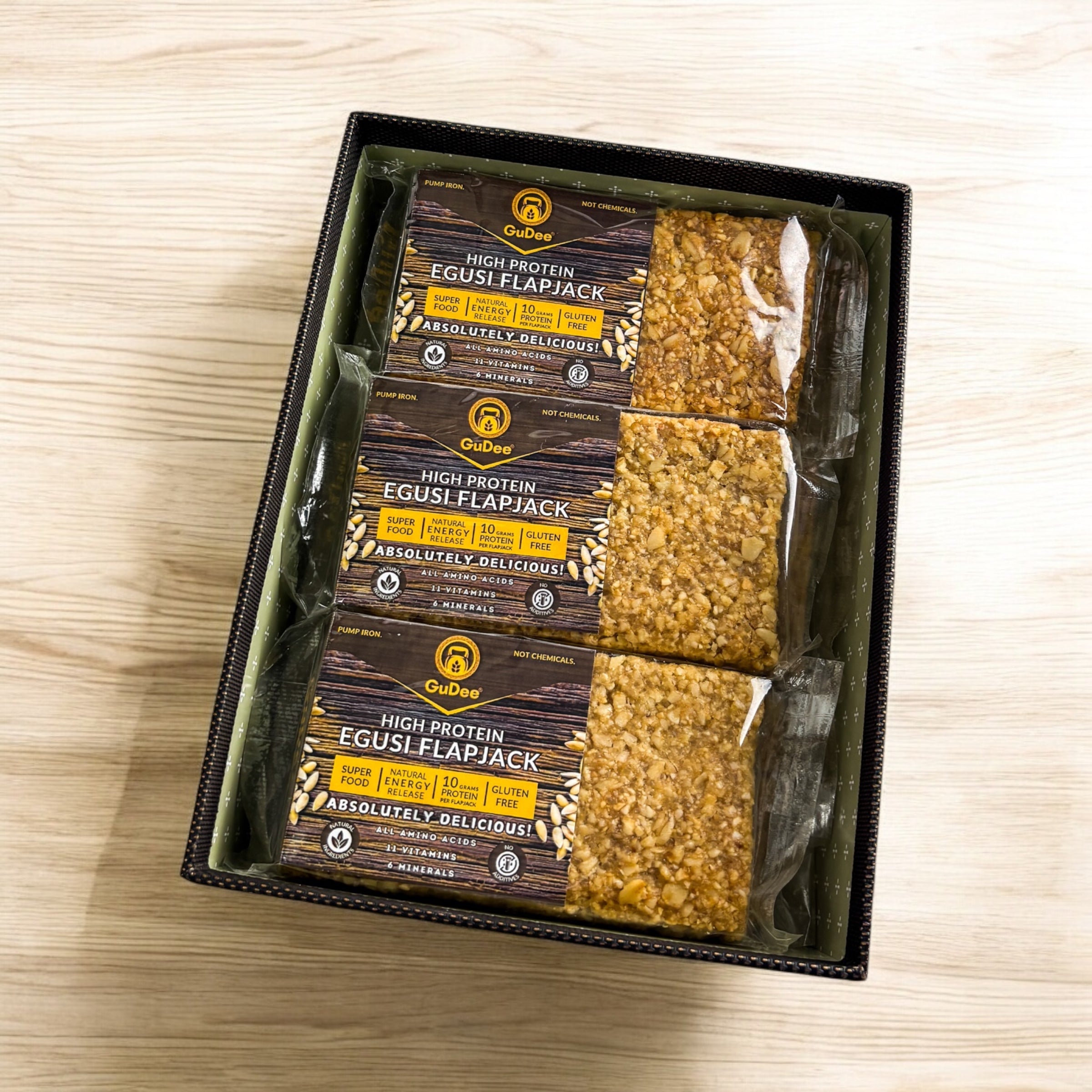 High-Protein Egusi Energy Flapjacks