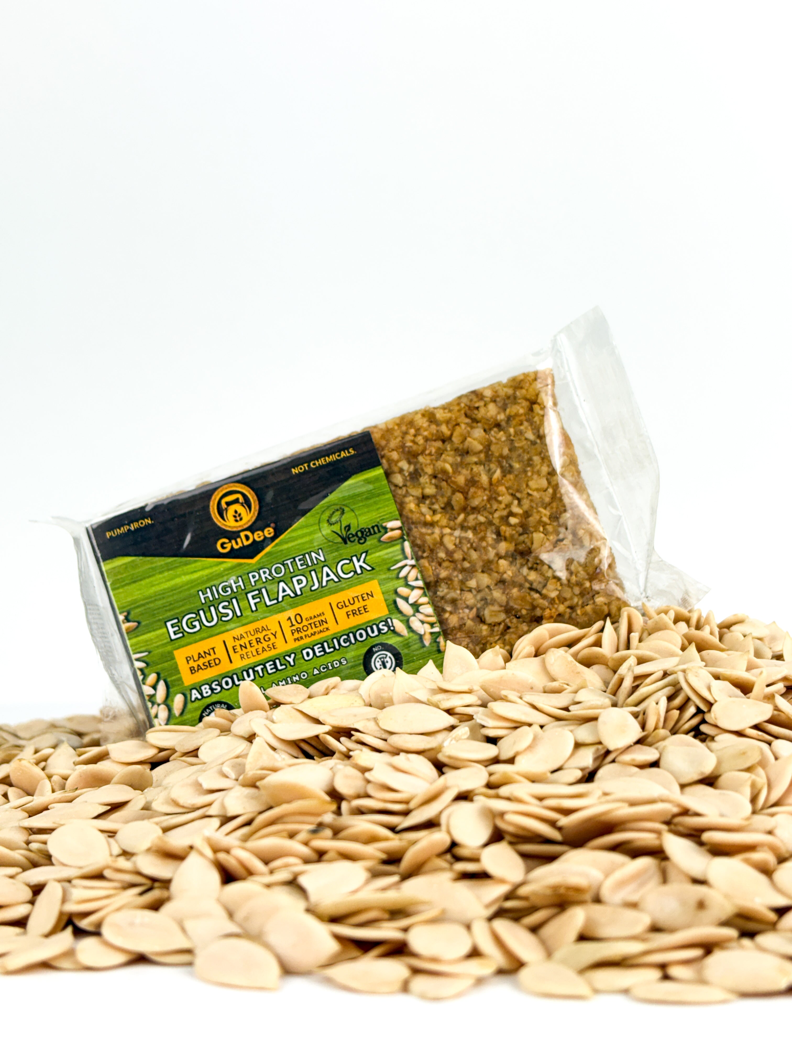 Vegan High-Protein Egusi Flapjack