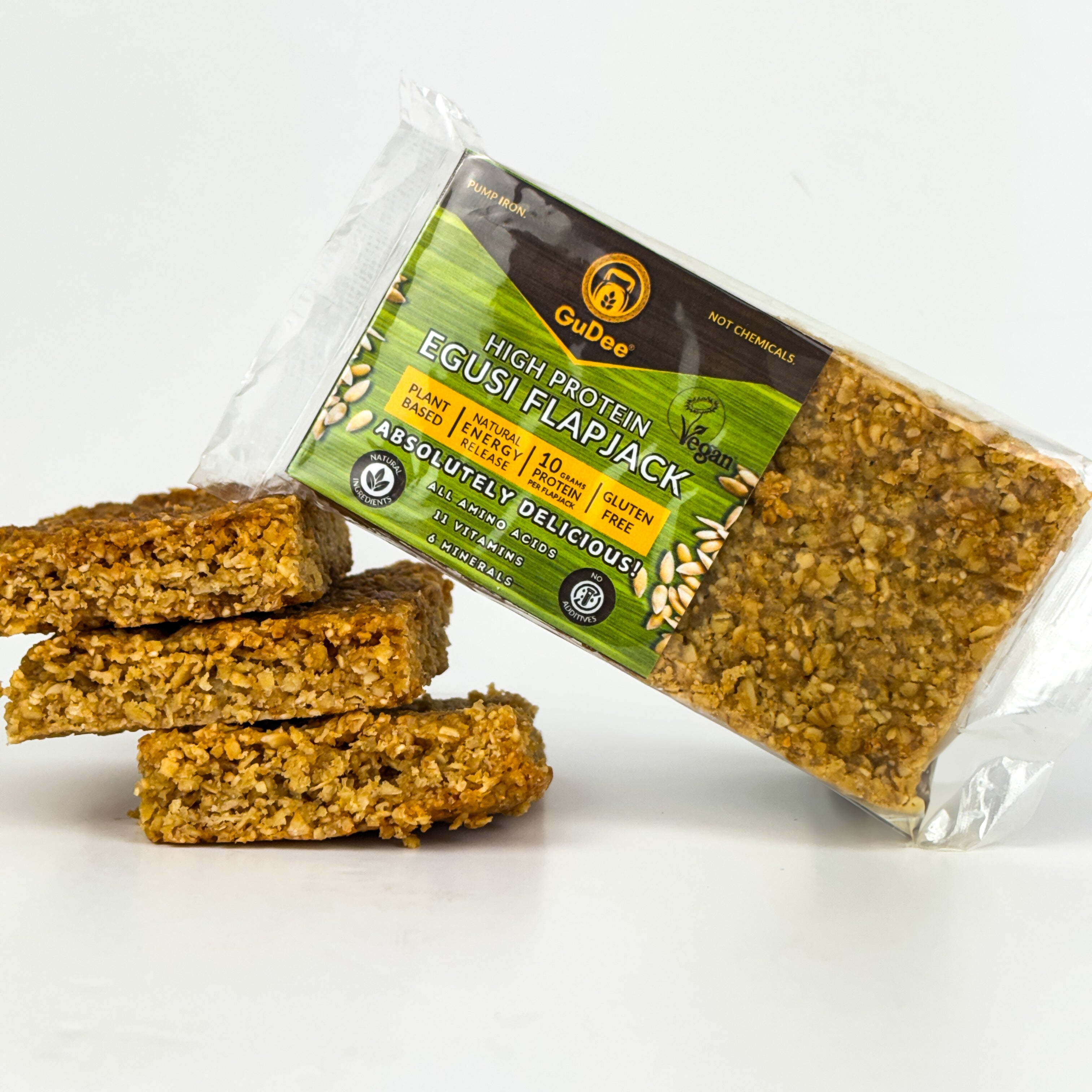 Vegan High-Protein Egusi Flapjack